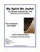 My Spirit Be Joyful from Easter Cantata No. 146 (Wie will ich mich
  freuen) P.O.D. cover